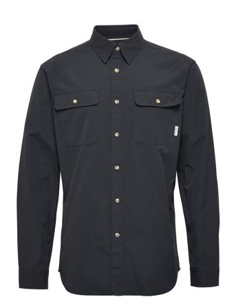 Slhrelaxjoni Overshirt Ls W Overshirts Svart Selected Homme
