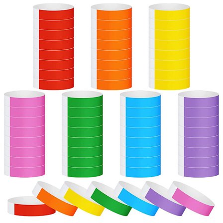 600 st Armband av papper, Vattentät ID-armband Evenemangsarmband