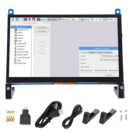 7 Tommer IPS TFT LCD Skærm Touch Skærm Monitor 1024*600 RGB Pixels USB HDMI-kompatibel