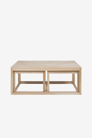 AC Design Furniture - Satsbord, Julian 3-delar - Vit - Soffbord - Från Homeroom