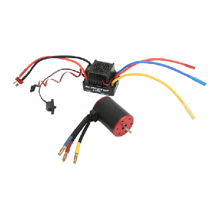 3650 2300KV Harjaton Moottori 60A ESC Sähköinen Kuvernööri Pitkä Linja 1/8 1/10 RC Autoon