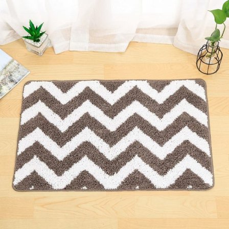 Halkfri badmatta Absorberande badrumsmatta BRUN B B