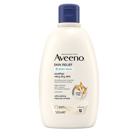 Aveeno Skin Relief Wash 500 ml, Skincare, Kropspleje, Bodyshampoo
