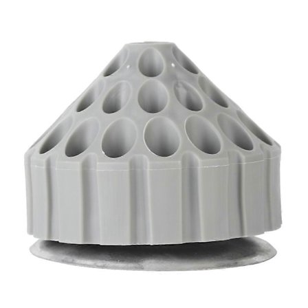 Rotérbar Borholder Bor Tap Stand Slibe Udskæringsværktøjer Organizer Box (grå)