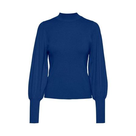 Vero Moda, Turtlenecks Blauw, Dames, Maat:S,polyester