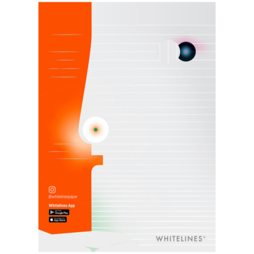 Blokk Whitelines B5 Linjert