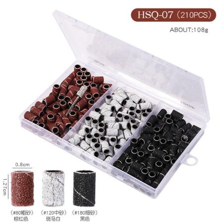 Kynsikoristeet nail art Hiontapää Advanced Sand Ring Valkoinen kuvio Nail Art HSQ-07