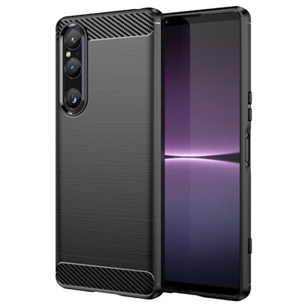 Carbon Flex Sony Xperia 1 V skal - Svart