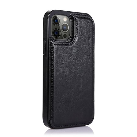 Elegant Skyddande läderfodral för iPhone 15 Pro Max