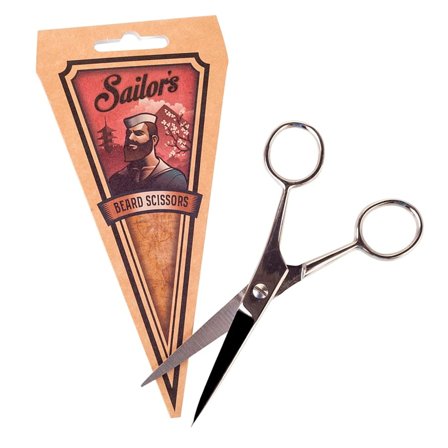 Sailor's Sailor's Beard Scissors, Mænd, Skægpleje, Skægsakse