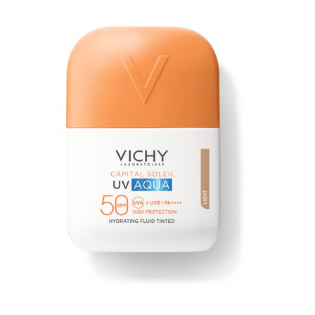 VICHY Capital Soleil UV AQUA Fluido Viso Colorato SPF50 50ml - Solare viso alta prot.