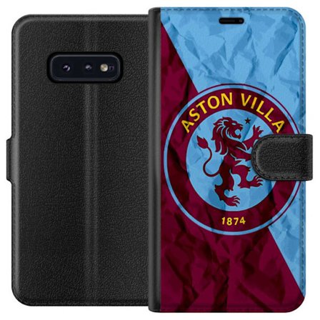Kompatibelt Lommeboketui til Samsung Galaxy S10e Aston Villa emblem