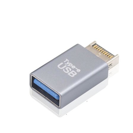 NÖRDIC Type E uros-USB-A naaras etupaneelisovitin 10Gbps USB3.1 Type E emolevyn sovitin