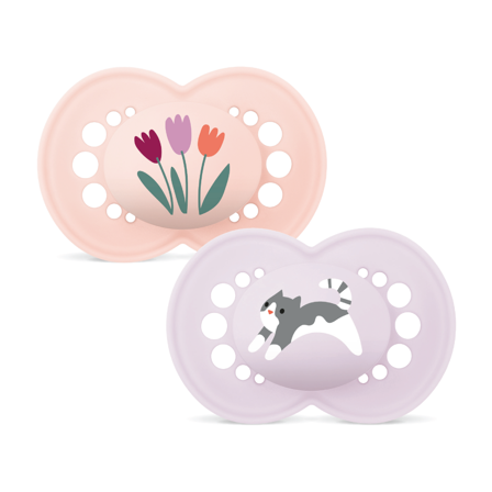 MAM Original Smokk, 16-36 mnd, rosa/lilla, 2 stk.