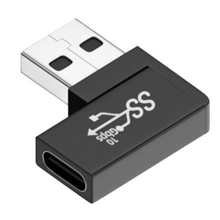 USB 3.0 hane till typ C hona adapterkontakt USB 3.0 header 90 grader upp och ner