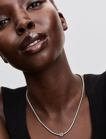 Pandora Textured Horseshoe Sterling Silver Mini Charm - Silver - ONE SIZE