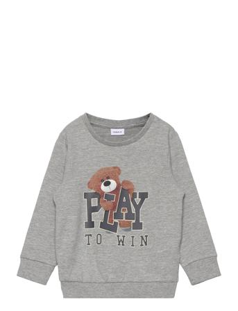 Nmmbastian Sweat Box Unb Tops Sweat-shirts & Hoodies Sweat-shirts Grey Name It