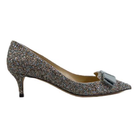 Jimmy Choo, Low heel pumps Szary, Kobieta, Rozmiar: 36 1/2 EU