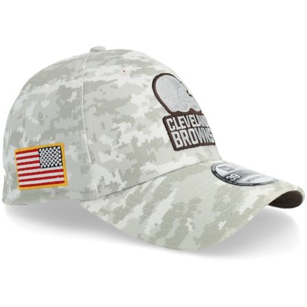 New Era - Camo fitted Gorra - Cleveland Browns 39THIRTY NFL Salute To Service Camo Fitted @ Hatstore