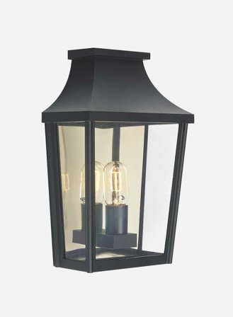 London 497 utelampe - sort