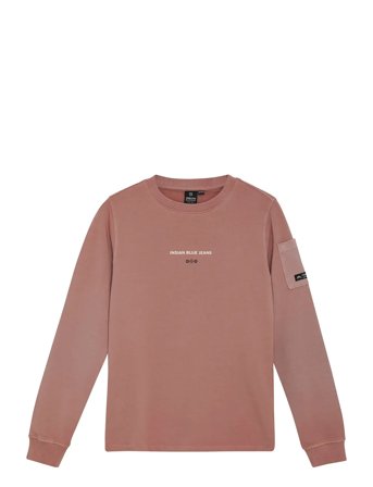 Indian Blue Jeans T-Shirt Longsleeve Backprint - Orange - 110