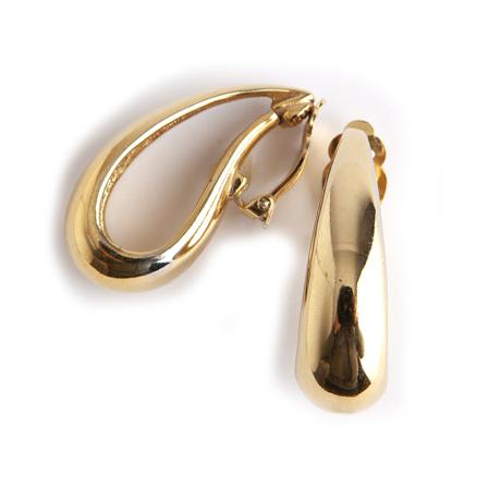 Givenchy Pre-owned Hoop Errings , Geel , Dames , Maat: ONE Size