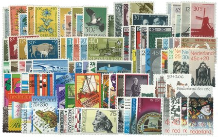Holland - Sommerfrimærker 1960-1979 - Komplet - Postfrisk