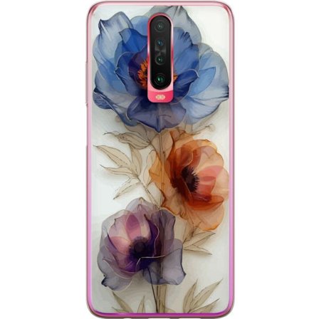 Mobilskal till Xiaomi Redmi K30 med Silkesblommor
