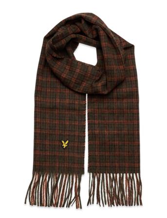 Tartan Lambswool Scarf Accessories Scarves Winter Scarves Multi/mønstret Lyle & Scott