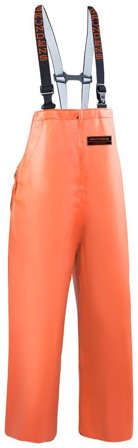 Grundéns 10096 Herkules 16 Bib Hängselbyxa orange, vattentät, slitstark Orange, Kläder