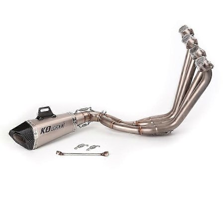 Kompatibel med Honda CBR650R CB650R CBR650F CB650F 2014-2022 Komplet Udstødningssystem Header Rør 51mm Lyddæmper Escape Aftagelig DB Killer-Perfet