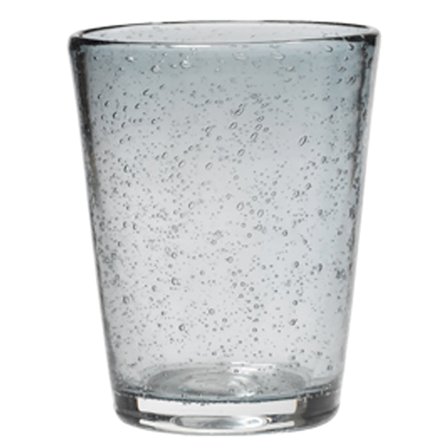 Broste Bubble tumbler.lasi 25 cl, harmaa