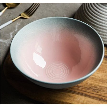 Japansk Keramisk Skål Ramen Stor Hav Skål Retro