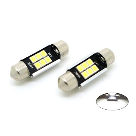 24 volt C5W 36mm LED 6000K 2-pack 24 V