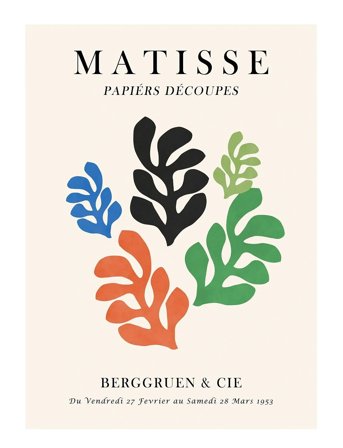 Poster & Frame Vitor Costa - Matisse Floral Poster 7 - Multi/patterned - 30X40CM