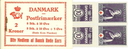 Danmark 1940 - Frimærkehæfte 2 kr. AFA 12 - Postfrisk