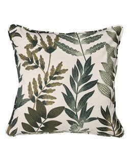 Putetrekk Wilma med trykt bladmotiv 2-pk Grønn