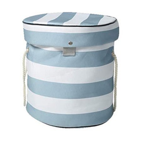 Legetøjsopbevaringskurv til børn Legepladsmåtte Organizer Stribet Stor Taske til Drenge og Piger