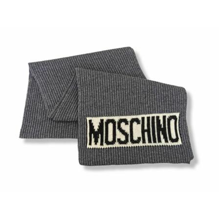 Moschino - Halsdukar - Grå - Herr - Storlek: One Size, Herr, Storlek: ONE SIZE