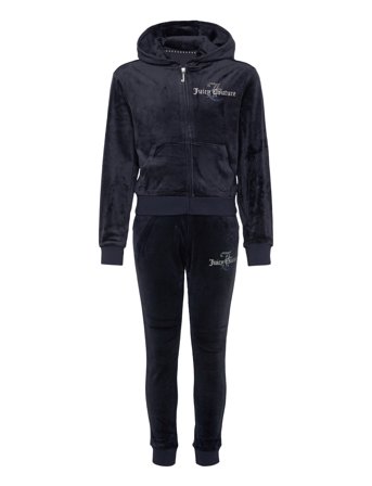 Juicy Couture | Diamante Hood & Slim Jogger Set | 128