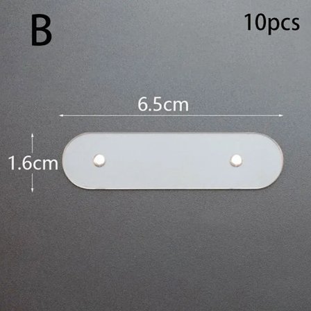 Neglekunst med magnetisk akrylstrimmel display strimmel japansk transparent display strimmel ny