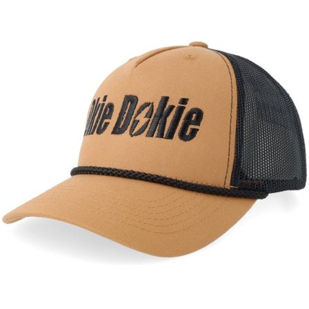Scenes - Beige trucker Keps - Okie Dokie Caramel/Black Rope Mid A-frame Trucker @ Hatstore