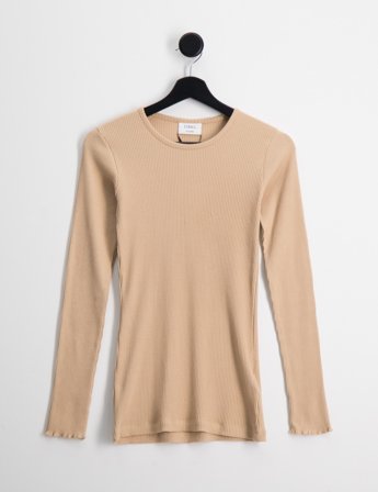 D-XEL T-SHIRT L/S Beige Toppe/Bluser Pige - Kids Brand Store