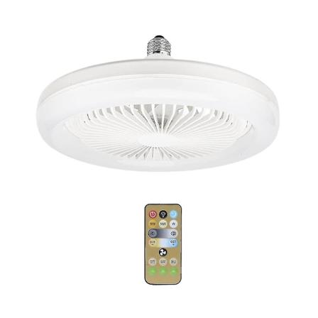 30w loftslampe med integreret lys E27 fjernbetjening loftsbelysning soveværelse stue afbryderkontrol hjem lampe A