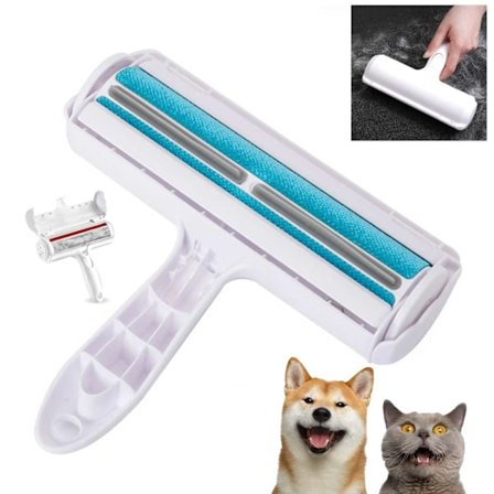 Rulle Hårfjerner til Hunde- og Kattehår Hvid hvid