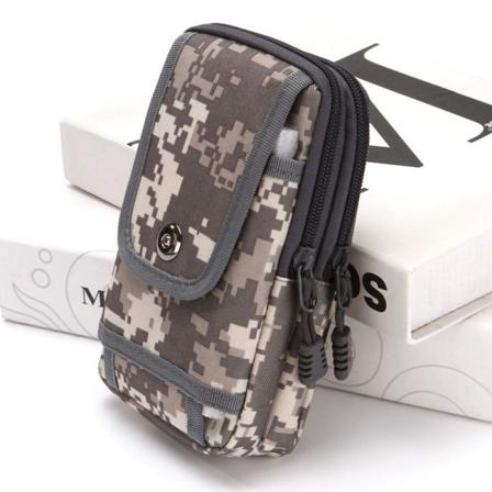 Miehet naiset Fanny Pack -vyölaukku Keski-ikäiset ja vanhukset Wear Belt Kulutusta kestävä rakennustyömaa Camouflage 2