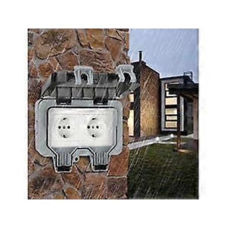 Grenuttag Utomhus Vattentätt Uttag, 16A Vägguttag