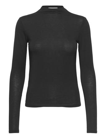 Seli Langærmet T-shirt Sort Mango