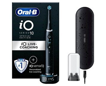 Oral-B-iO10 Cosmic Black-iO10 smart elektrisk tannbørste med AI-teknologi og trykksensor-Oral care-Elektriske tannbørster
