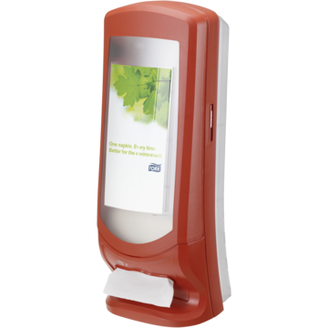 Serviettdispenser Stående Rød